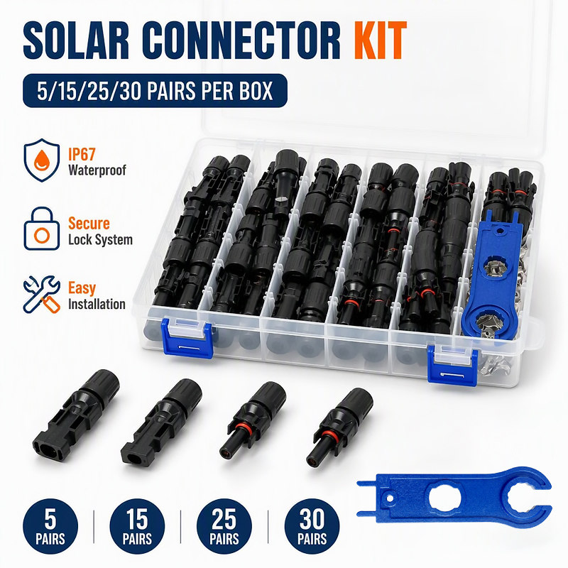 5/15/25/30 Photovoltaic Solar  - Solar Cable Mc4 Connector 评论和价格