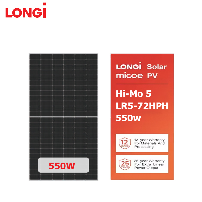 Longi Hi-Mo 5 LR5-72HPH 550w H - Longi Panel Lr5 评论和价格