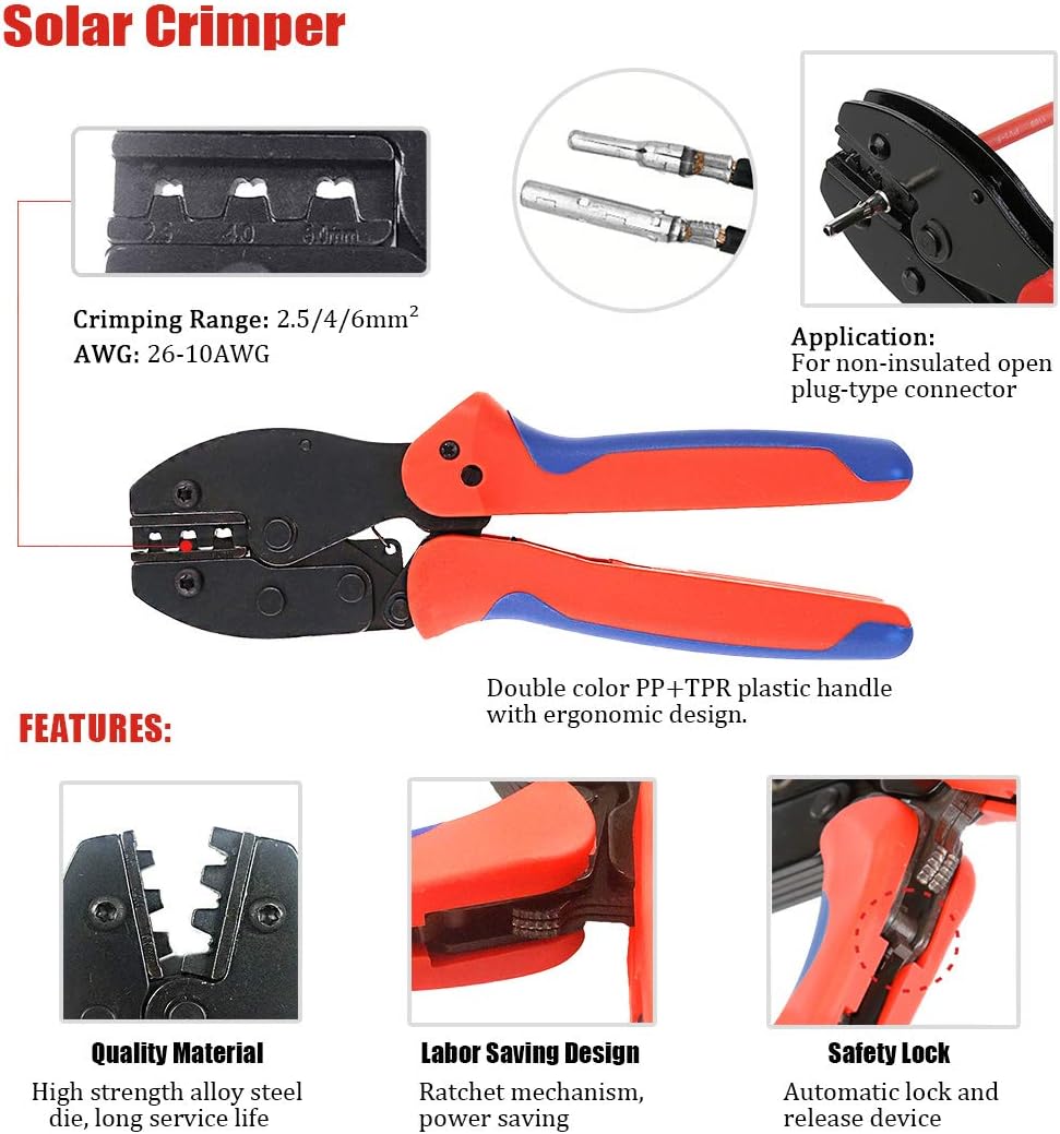 Solar Panel PV Cable Crimping  - Solar Cable Mc4 Connector 评论和价格